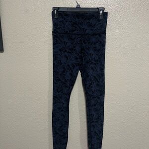 Athleta Black and Blue Leggings